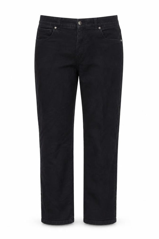 Blue Harbour Womens Blue Cotton Straight Jeans Size 34 in L31 in Regular Button