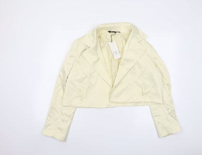 Zara Womens Yellow Jacket Size S