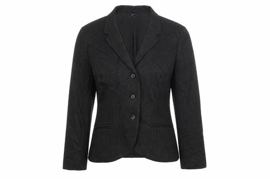 Gap Womens Grey Herringbone Acrylic Jacket Suit Jacket Size 10