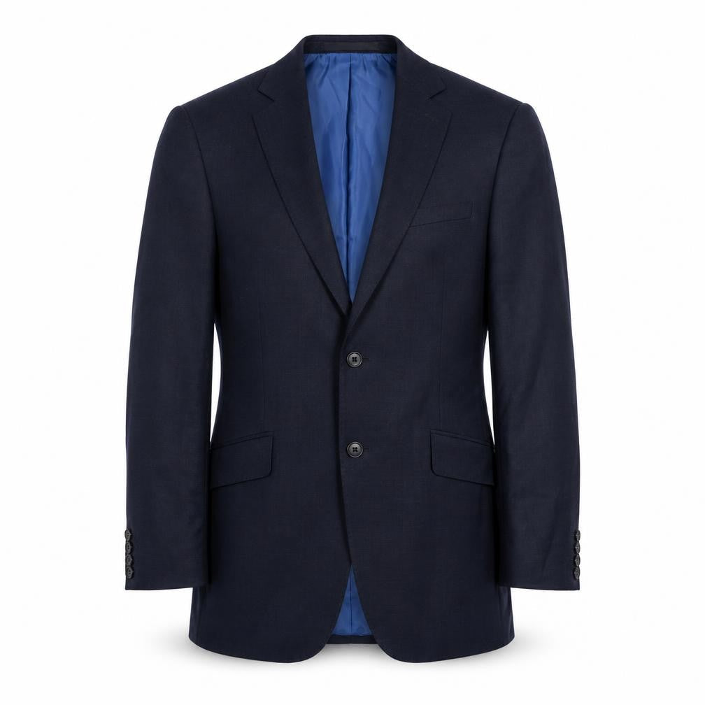 Marks & Spencer Mens Blue Wool Jacket Suit Jacket Size 38 Regular
