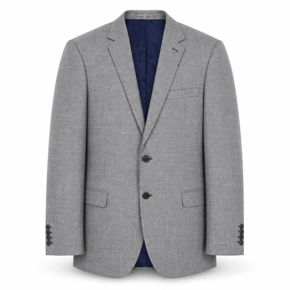 Marks & Spencer Mens Grey Polyester Jacket Suit Jacket Size 42 Regular