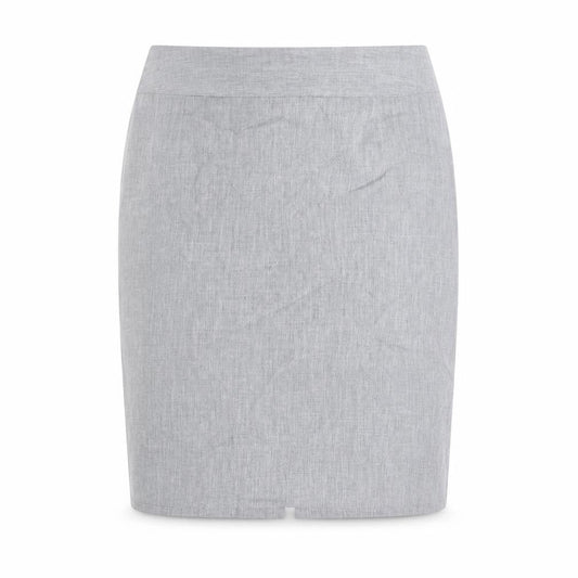 Pepperberry Womens Grey Polyester Straight & Pencil Skirt Size 12 Zip