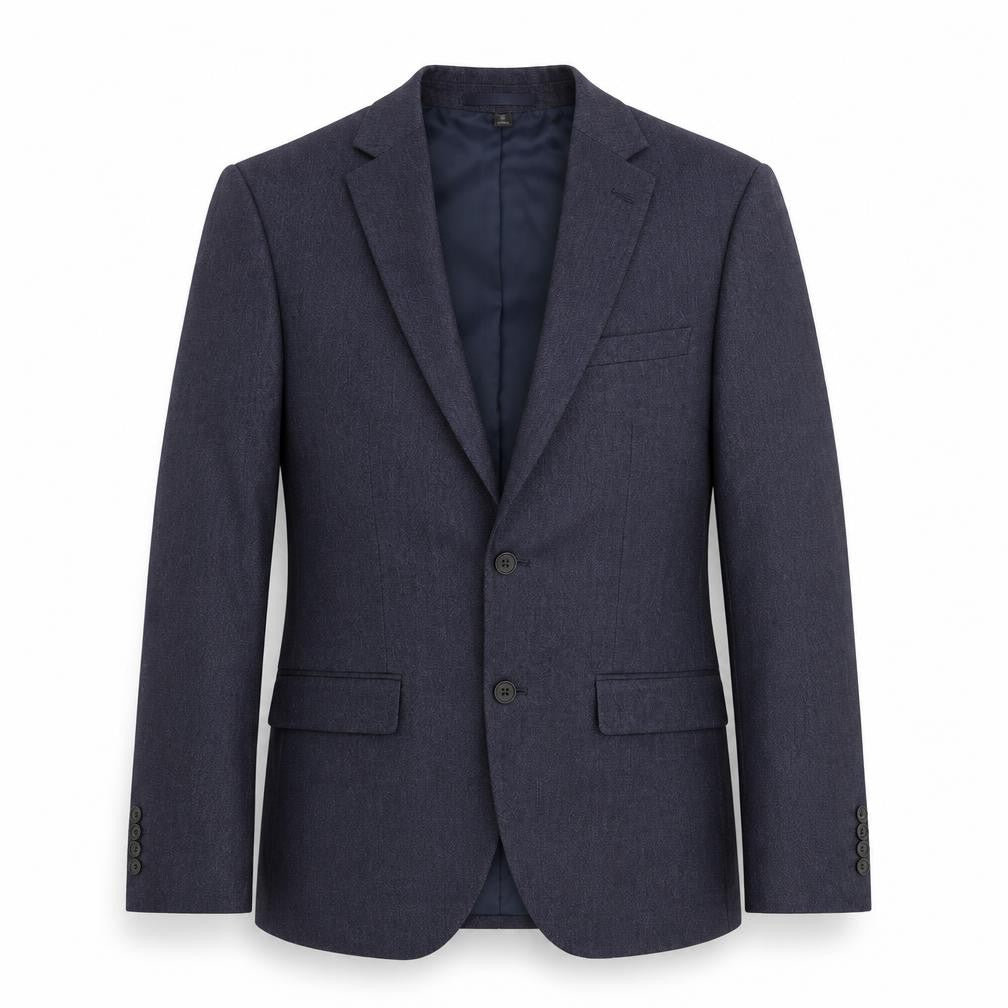 Marks & Spencer Mens Blue Polyester Jacket Suit Jacket Size 36 Regular