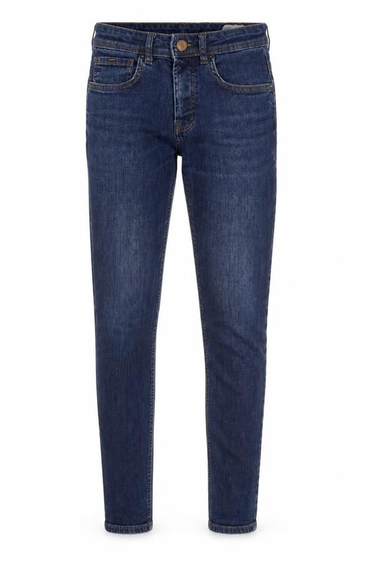 Denim & Co. Mens Blue Cotton Skinny Jeans Size 32 in Regular Button