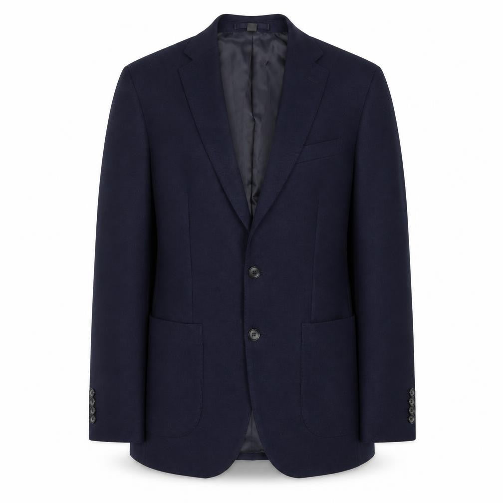 Marks & Spencer Mens Blue Polyamide Jacket Suit Jacket Size 38 Regular