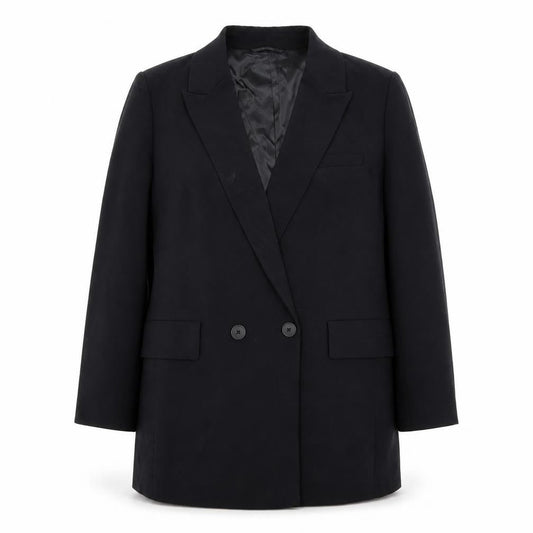 Marks & Spencer Womens Black Polyester Jacket Suit Jacket Size 16