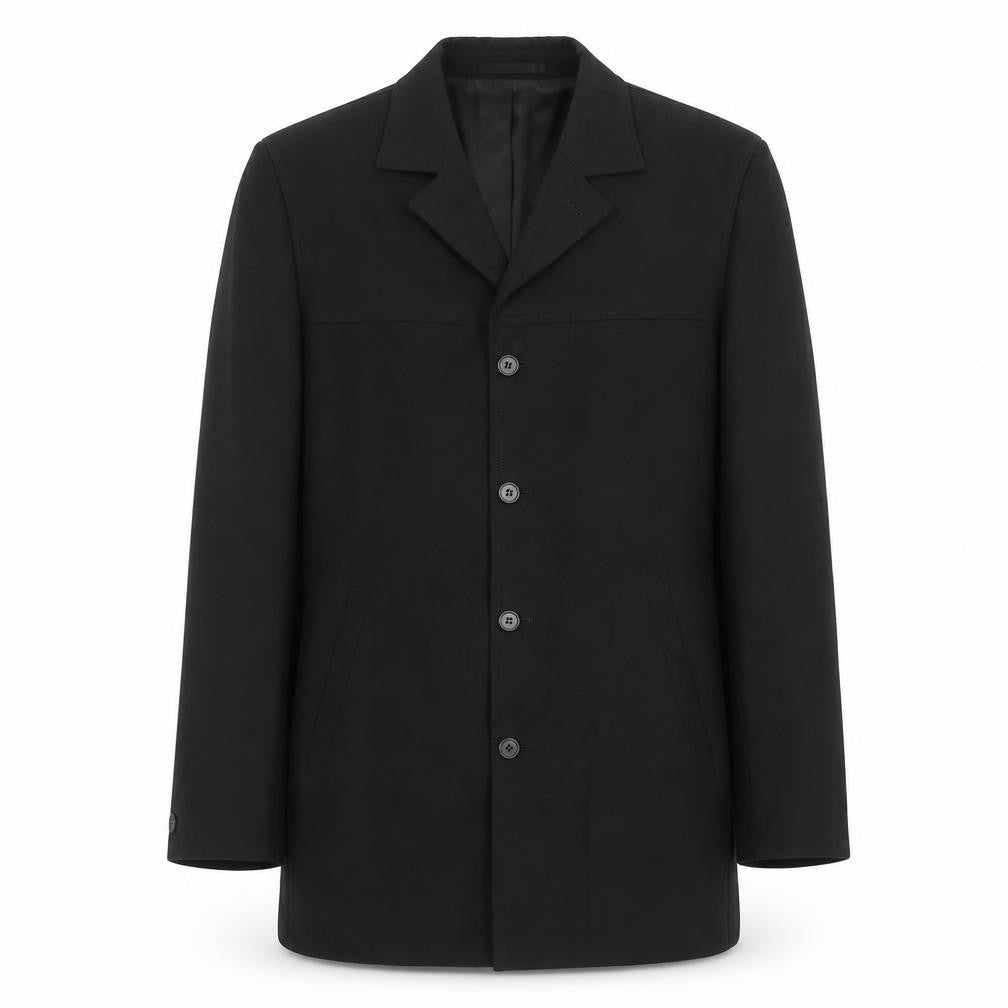 New Look Mens Black Polyester Jacket Blazer Size 38 Regular