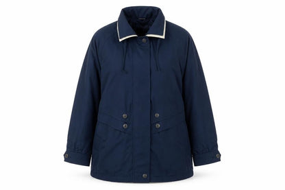 St Bernard Womens Blue Jacket Size 12 Zip