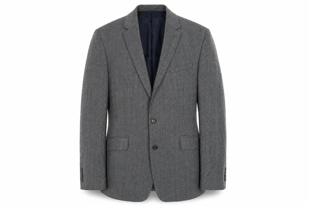 Marks & Spencer Mens Grey Wool Jacket Suit Jacket Size 42 Regular