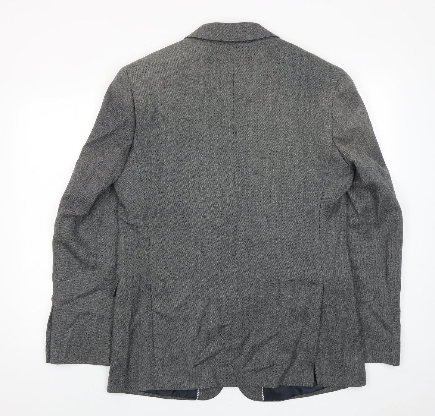 Marks and Spencer Mens Grey Wool Jacket Suit Jacket Size 42 Regular