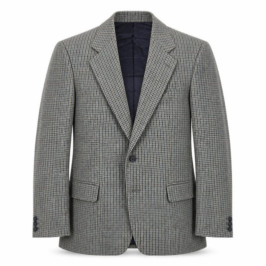 Debenhams Mens Green Geometric Wool Jacket Blazer Size 40 Regular