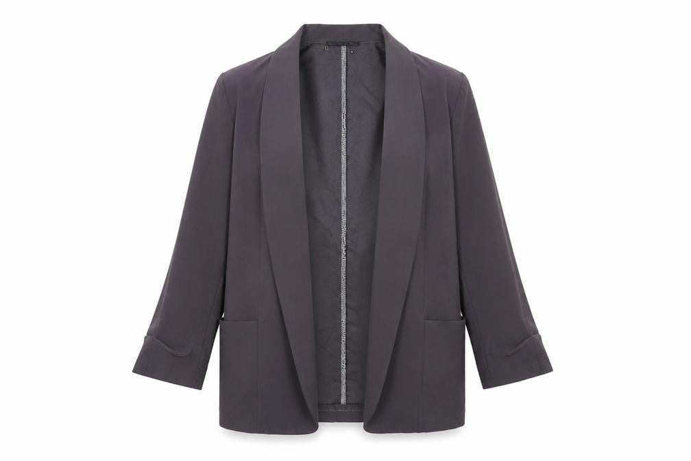 River Island Womens Grey Jacket Blazer Size 8