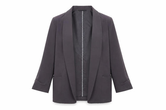 River Island Womens Grey Jacket Blazer Size 8