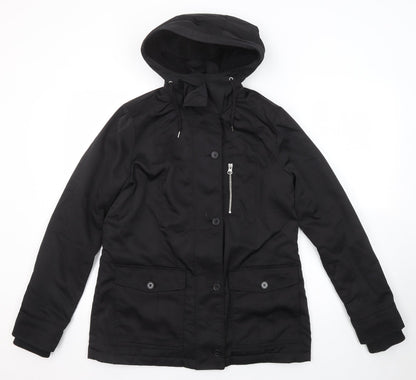 Very Womens Black Jacket Size 10 Zip