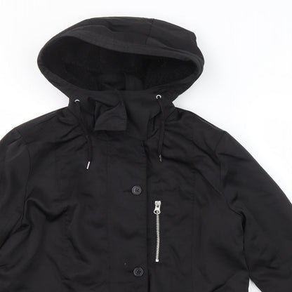 Very Womens Black Jacket Size 10 Zip