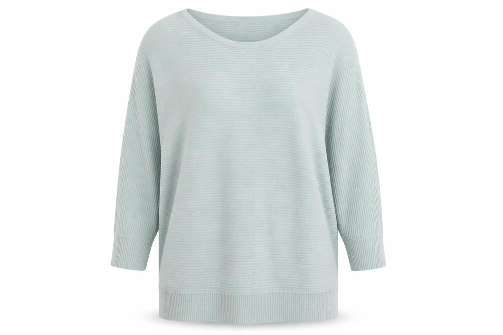NEXT Womens Green Boat Neck Acrylic Pullover Jumper Size XL