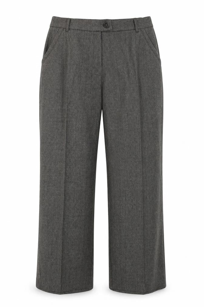 Anna Rose Womens Grey Polyester Dress Pants Trousers Size 16 Regular Zip