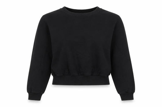 ASOS Womens Black Cotton Pullover Sweatshirt Size 8 Pullover