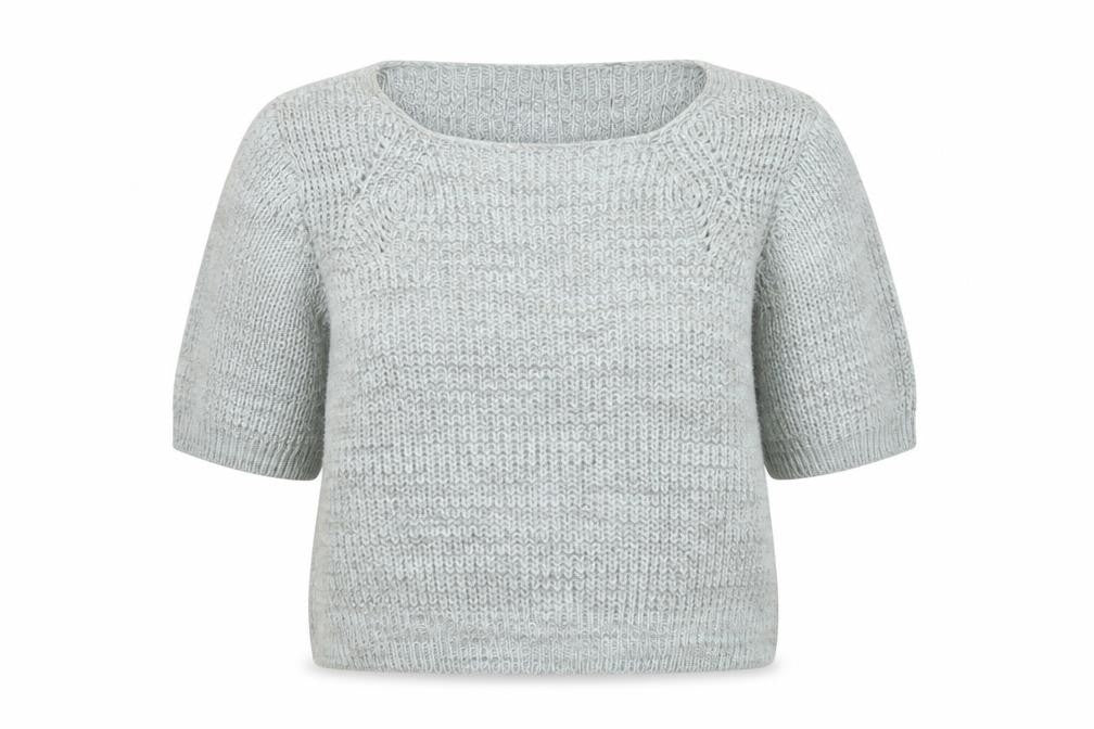 Miss Selfridge Womens Grey Round Neck Acrylic Pullover Jumper Size 12