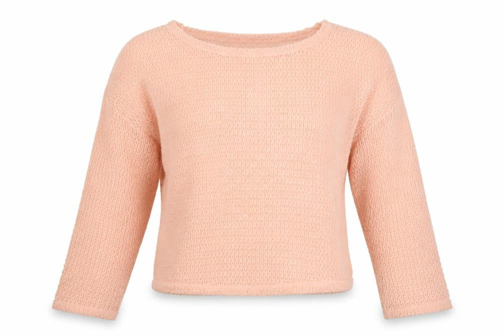New Look Womens Pink Round Neck Polyester Pullover Jumper Size 8