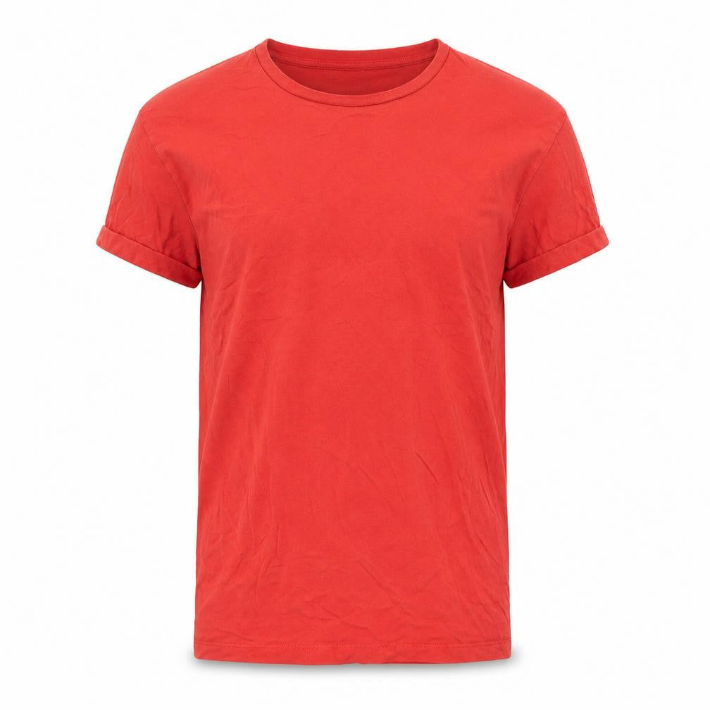 Next Mens Red Cotton T-Shirt Size XS Round Neck