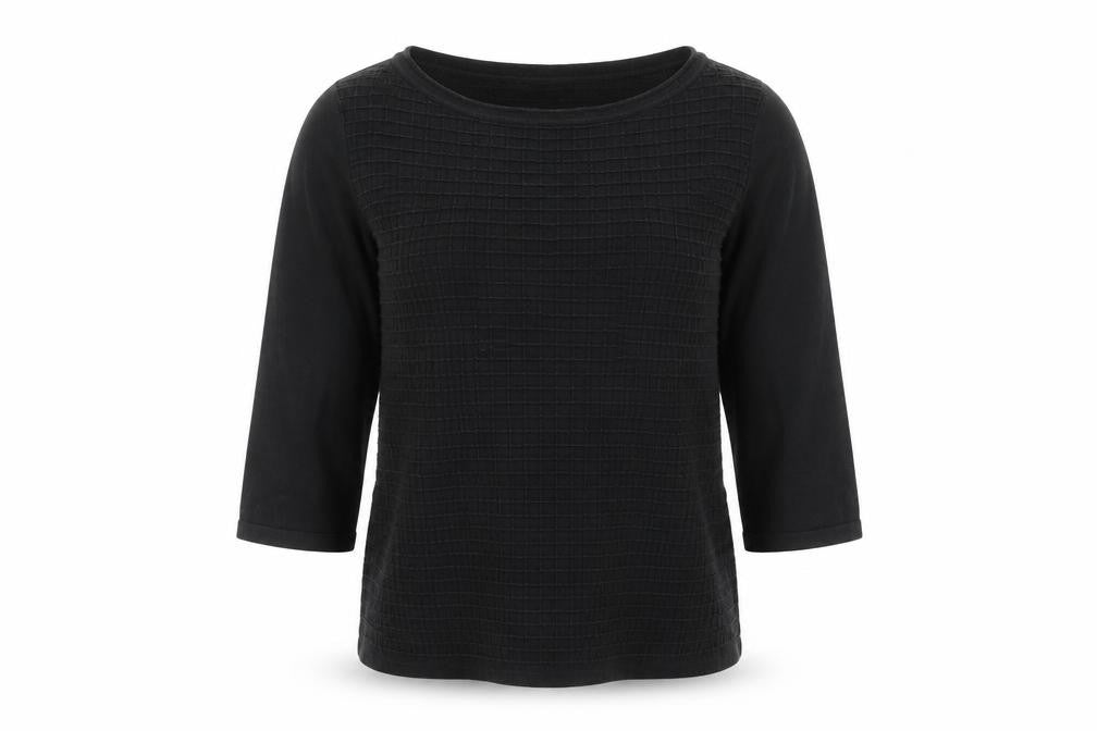 Great Plains Womens Black Round Neck Viscose Pullover Jumper Size S