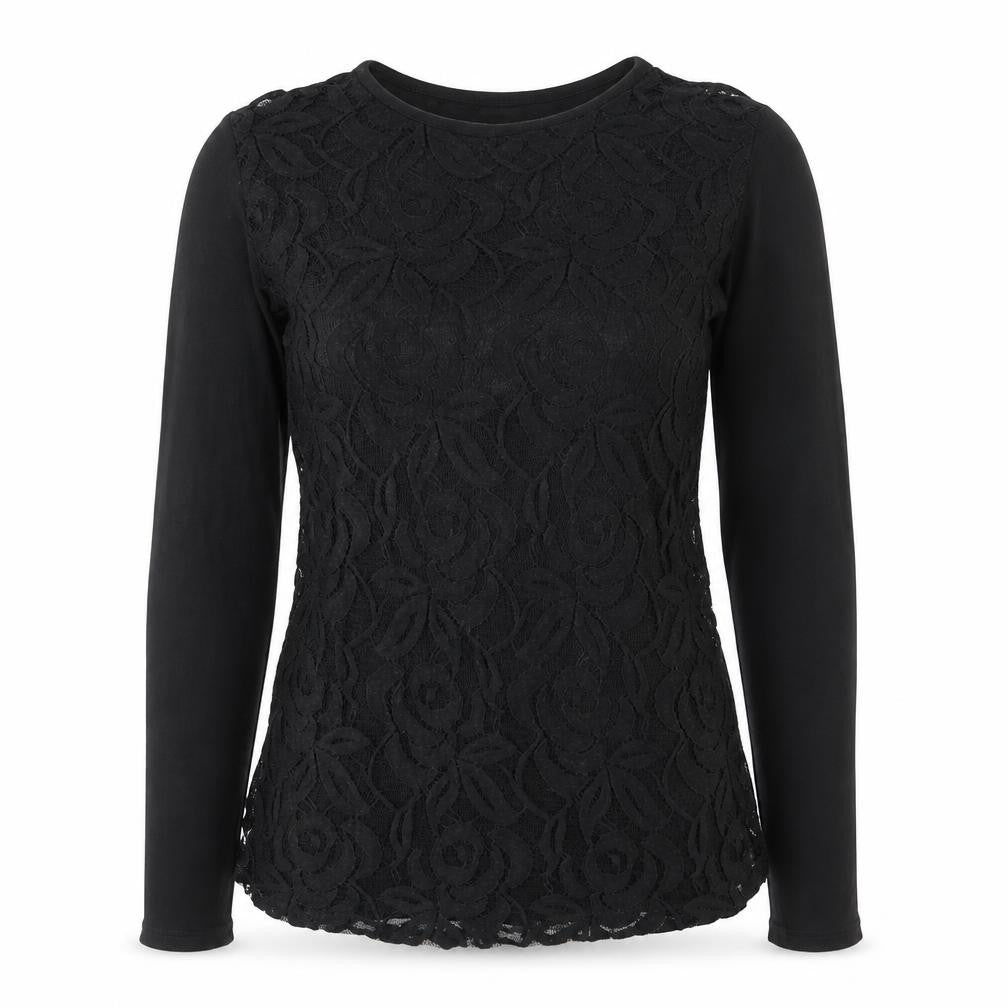 Phase Eight Womens Black Viscose Basic Blouse Size 8 Boat Neck