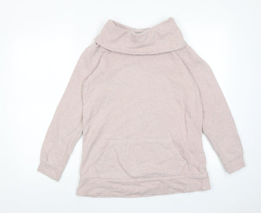 NEXT Womens Pink Cotton Pullover Sweatshirt Size 12 Pullover