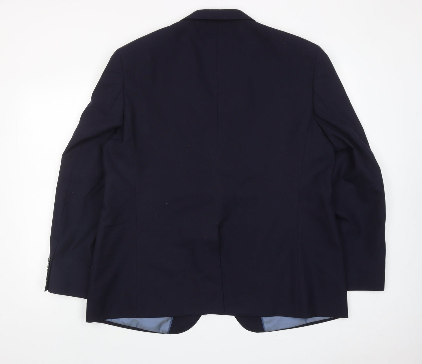 Marks and Spencer Mens Blue Wool Jacket Suit Jacket Size 40 Regular