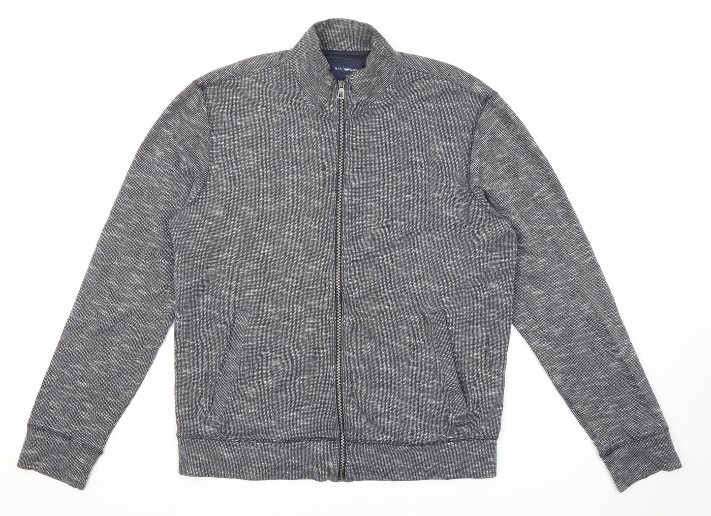 GAS Mens Grey Geometric Jacket Size XL Zip