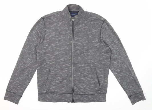 GAS Mens Grey Geometric Jacket Size XL Zip