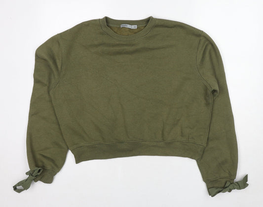 Oasis Boys Green Polyester Pullover Sweatshirt Size L Pullover