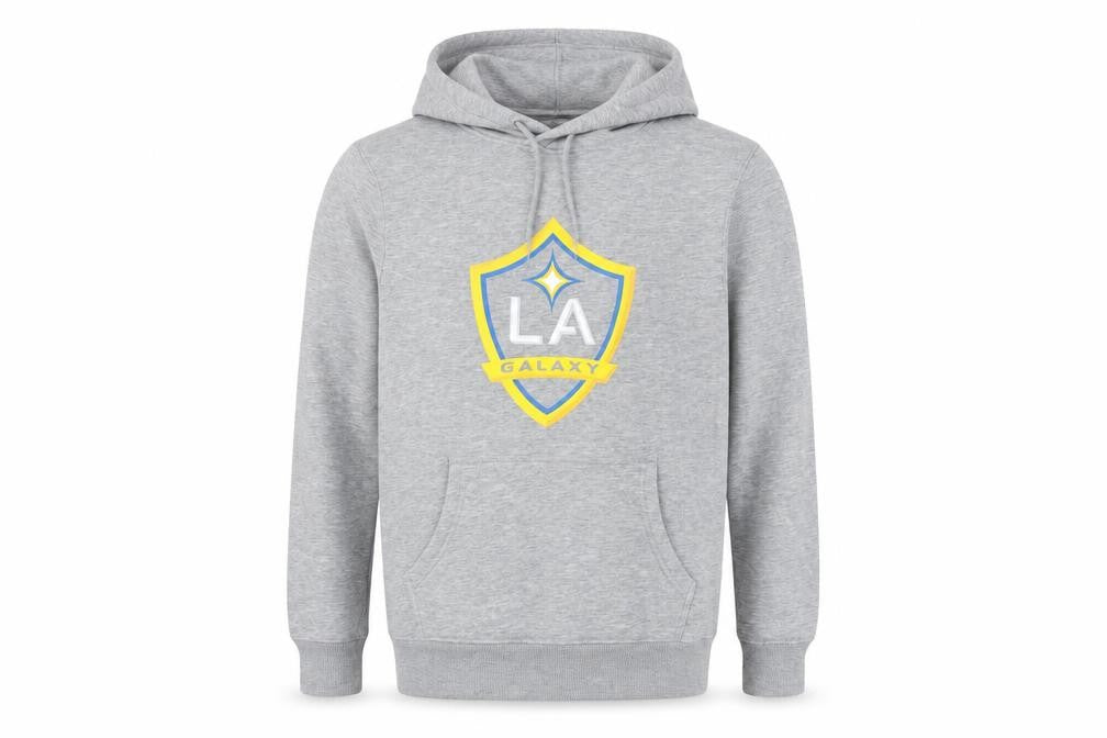 LA Galaxy Mens Grey Cotton Pullover Sweatshirt Size S