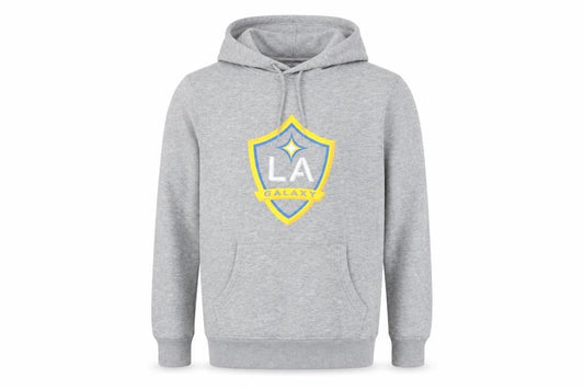 LA Galaxy Mens Grey Cotton Pullover Sweatshirt Size S