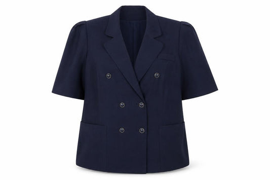 Citilities Womens Blue Polyester Jacket Suit Jacket Size 20 Button - Pockets
