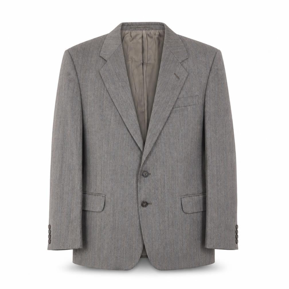St.Micheal Mens Grey Wool Jacket Suit Jacket Size 42 Regular