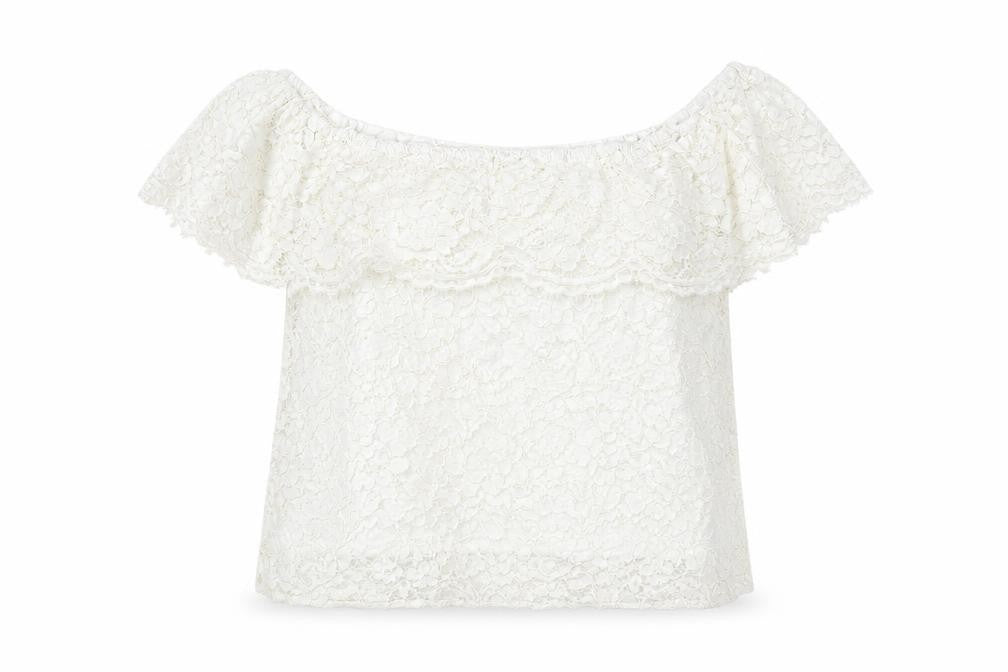 Oasis Womens White Polyamide Basic Blouse Size 12 Round Neck