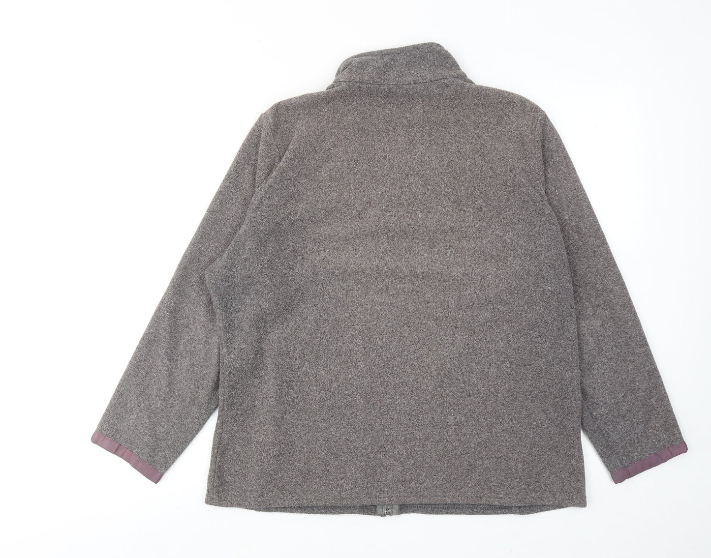 Marks and Spencer Womens Grey Jacket Size 18 Zip