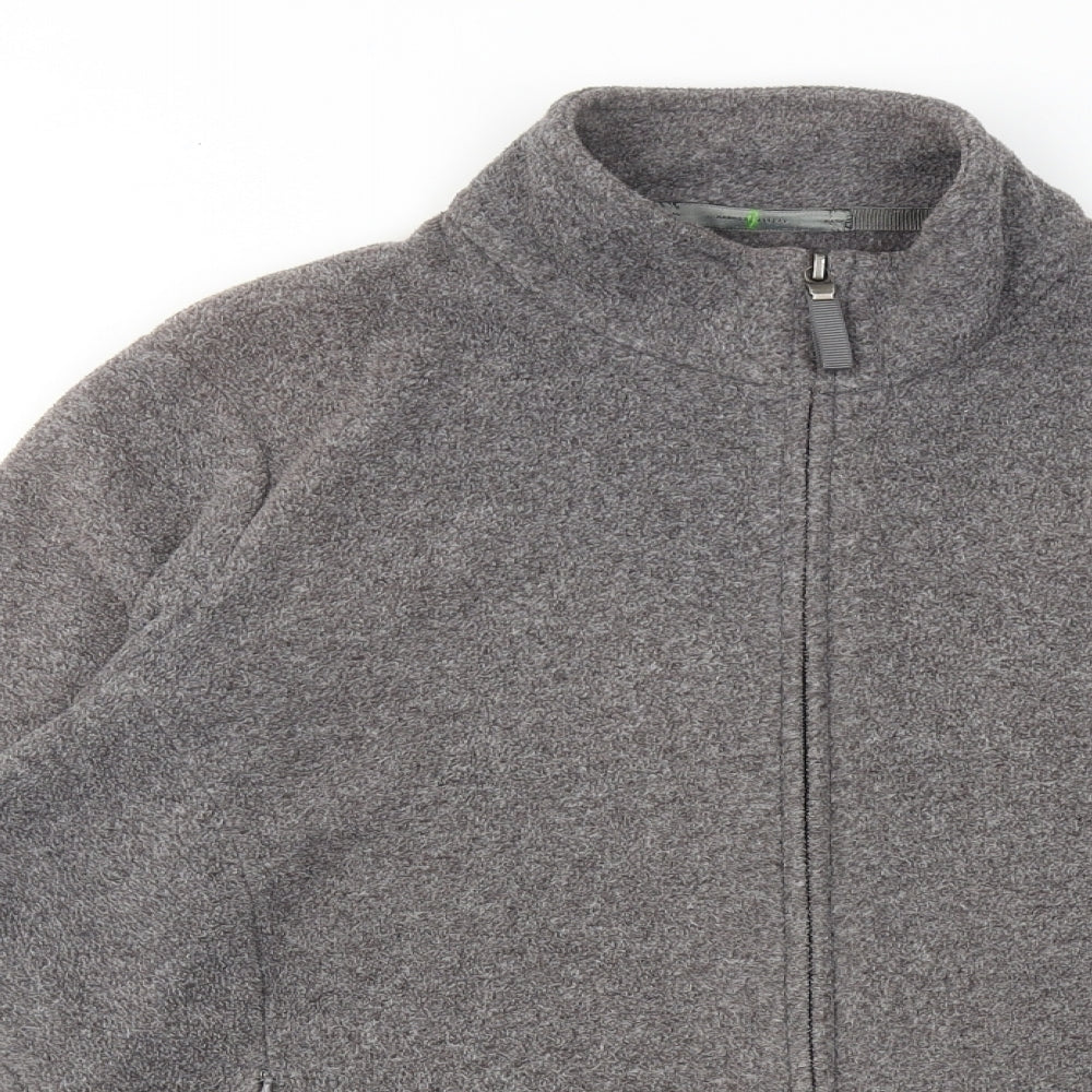 Marks and Spencer Womens Grey Jacket Size 18 Zip