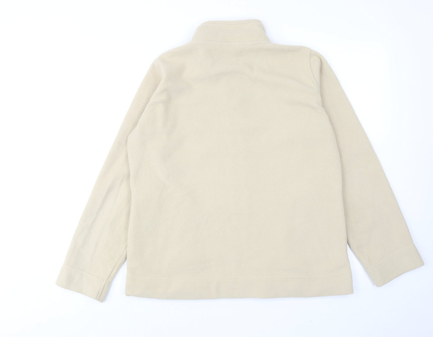 EWM Womens Beige Jacket Size 14 Zip