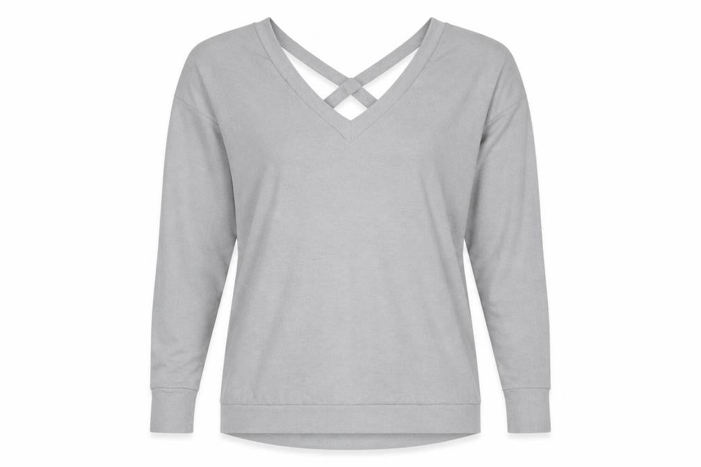 River Island Womens Grey Polyester Pullover Sweatshirt Size 10 Pullover