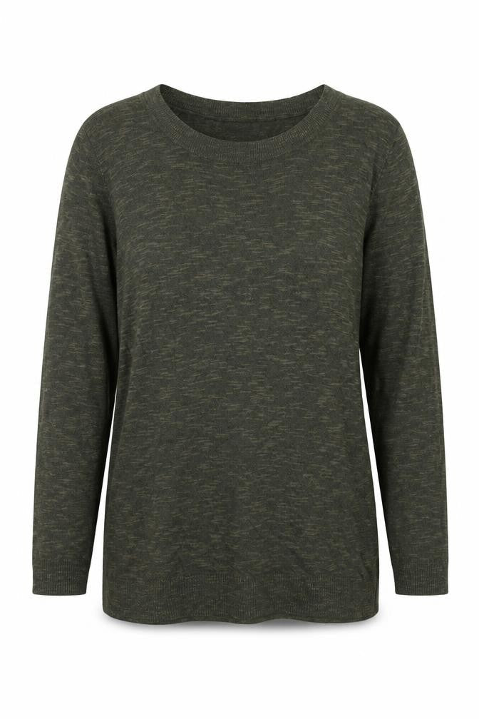 Gap Womens Green Round Neck Polyester Pullover Jumper Size S