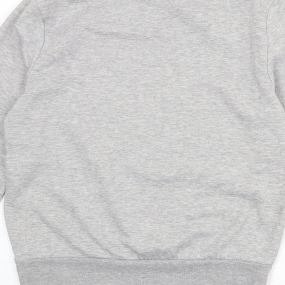Preloved Disney Womens Grey Polyester Pullover Sweatshirt Size 10 Pullover - Mickey Mouse Size 10-12 - Label