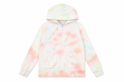 Amazon Girls Multicoloured Geometric Cotton Pullover Hoodie Size 9 Years Pullover