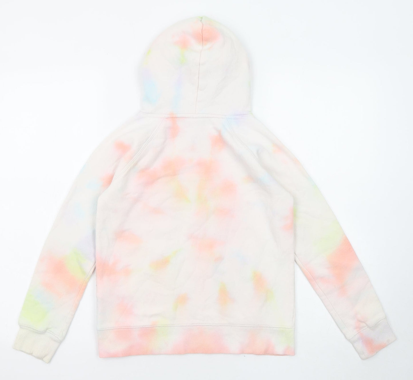 Amazon Girls Multicoloured Geometric Cotton Pullover Hoodie Size 9 Years Pullover