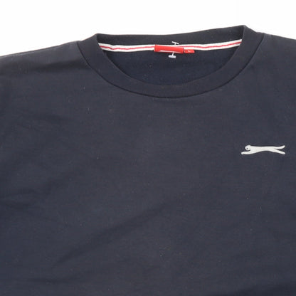 Slazenger Mens Blue Polyester Pullover Sweatshirt Size L