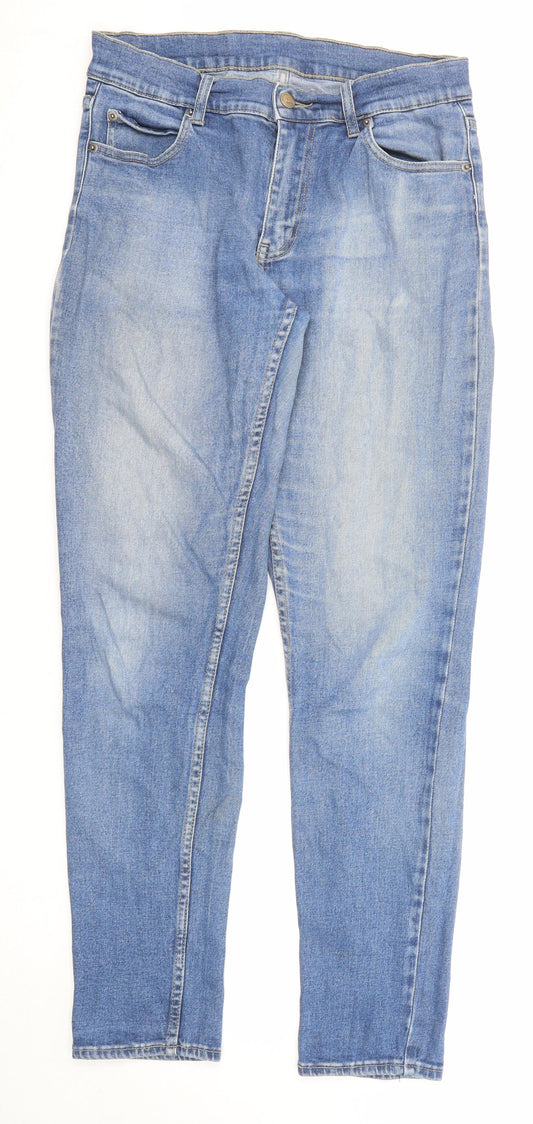 Cheap Monday Mens Blue Cotton Skinny Jeans Size 30 in L32 in Regular Zip