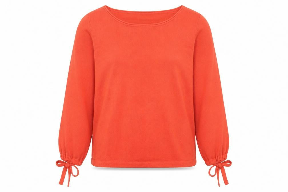 Ambria Womens Red Round Neck Acrylic Pullover Jumper Size 16