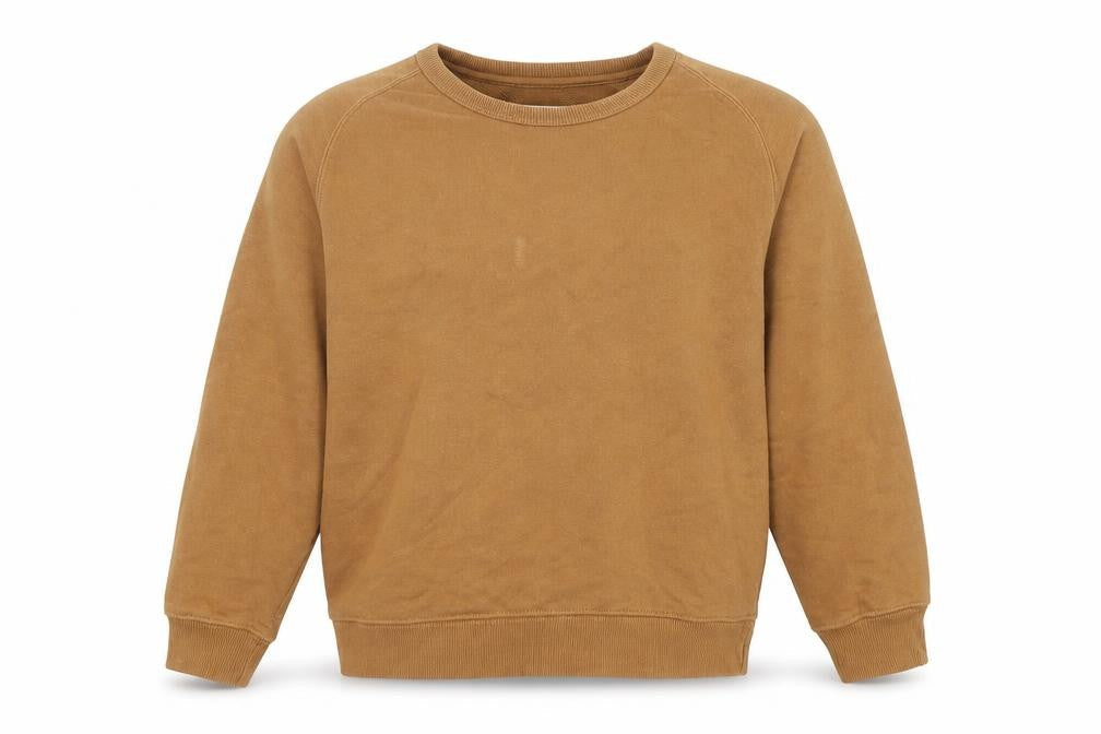 Zara Girls Brown Cotton Pullover Sweatshirt Size 10 Years Pullover