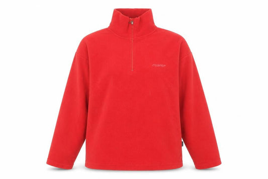 Fusalp Womens Red Polyester Pullover Sweatshirt Size 14 Zip - Go getter